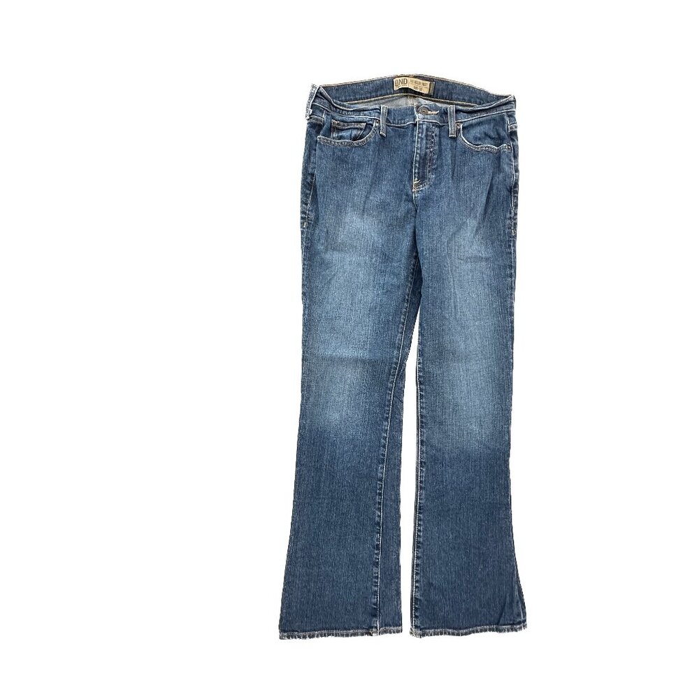 Old Navy Just Below Waist Bootcut Women's size 12 Dark Blue Denim Jeans‎
